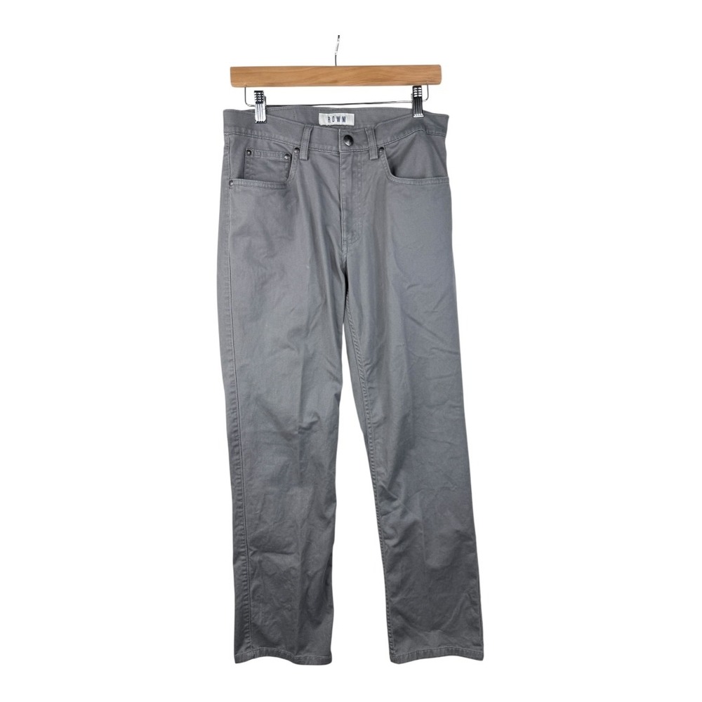 ROWM Straight Fit Mens Jeans size 30X30‎ Gray